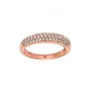 1/3 CTW Diamond Wedding Ring in 14KT Rose Gold