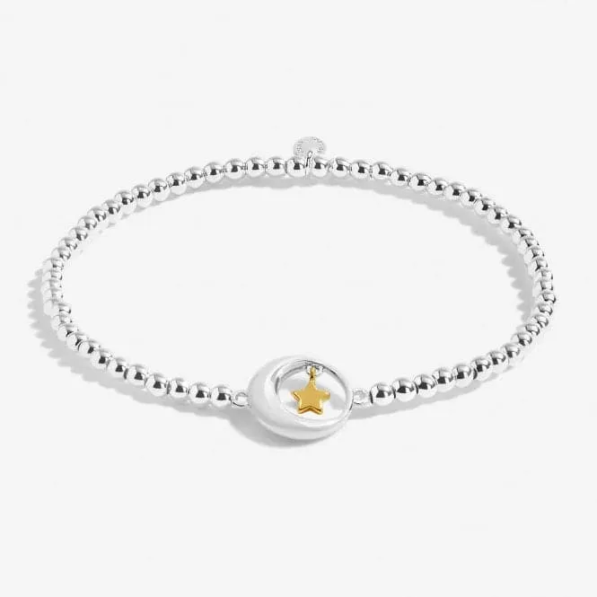 A Little Shoot For the Moon Land Amongst the Stars Silver Gold Plated Bracelet C723