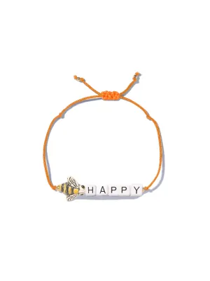 BEE HAPPY BRACELET (ORANGE)