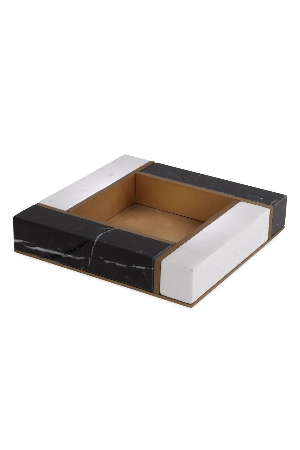 Black And White Marble Tray | Eichholtz Farrell - S