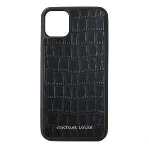 Black Croc iPhone 11 Pro Max Case