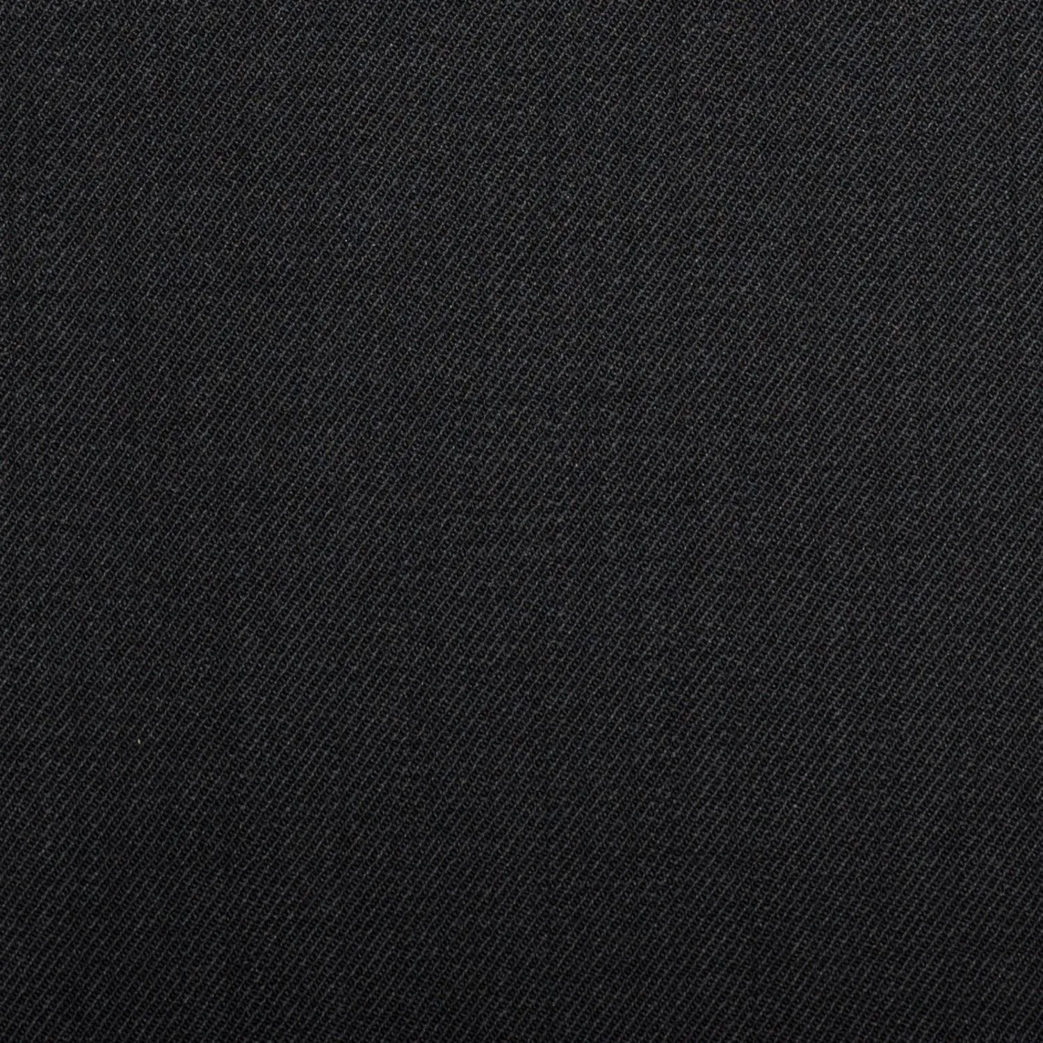 Black Plain Twill Onyx Super 100's Luxury Jacketing And Suiting's