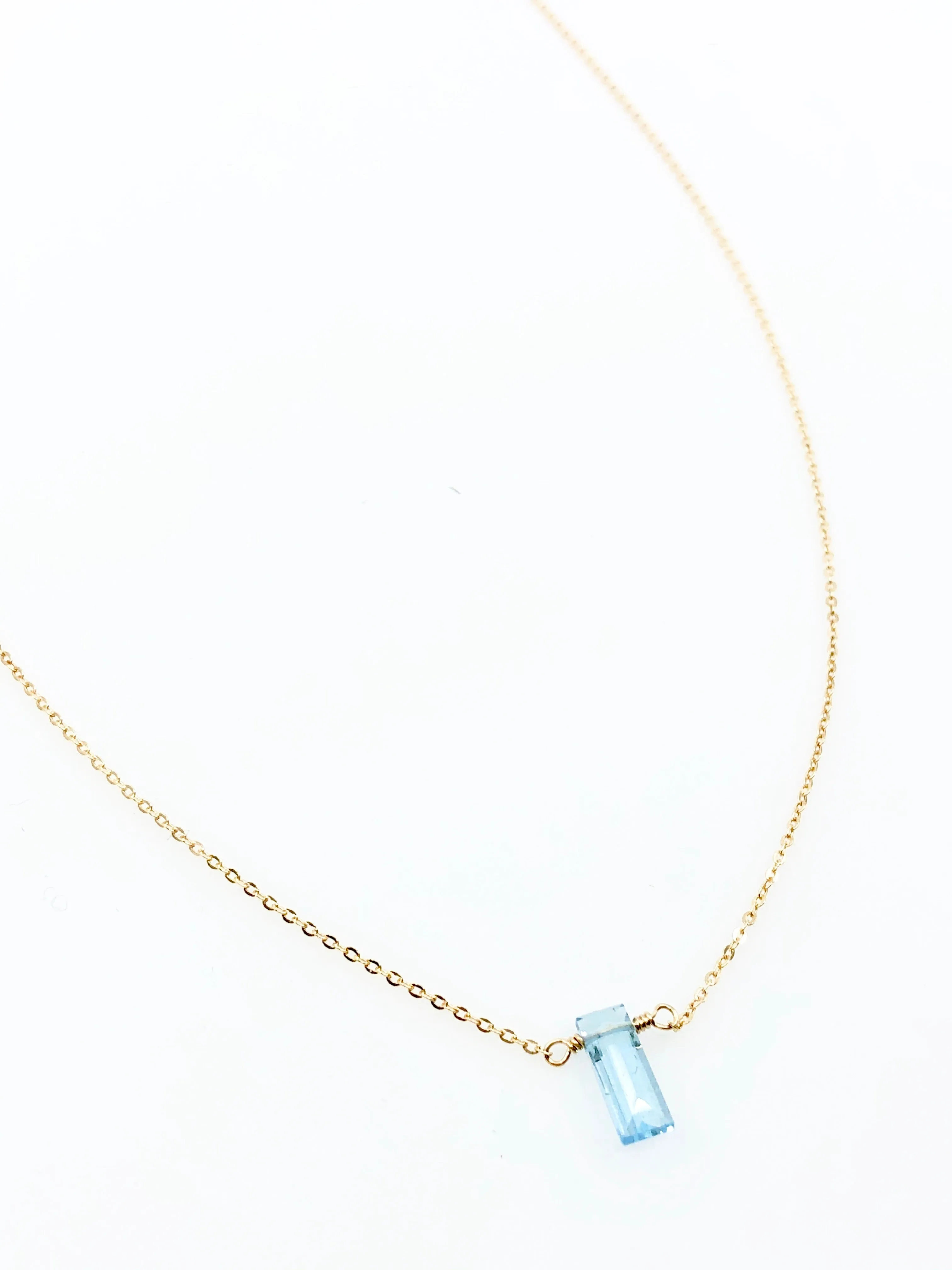 Blue Topaz Necklace