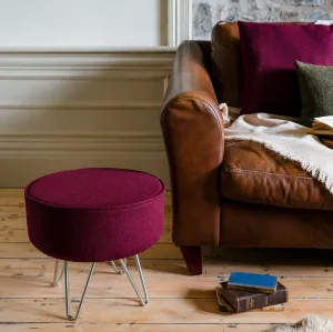 Claret Footstool