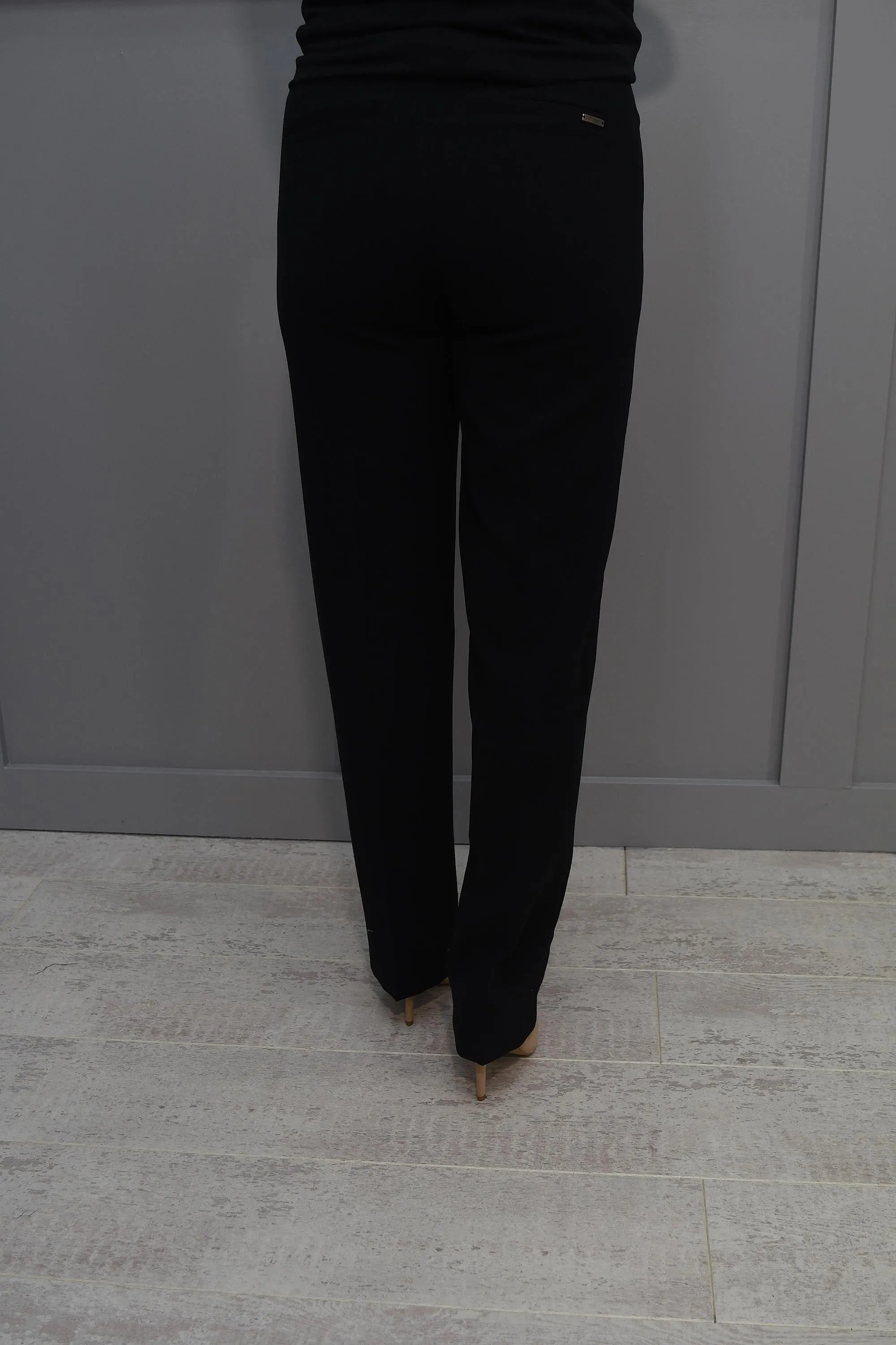 Cro Black Straight Leg Suzanne Trouser - 6362 326 111