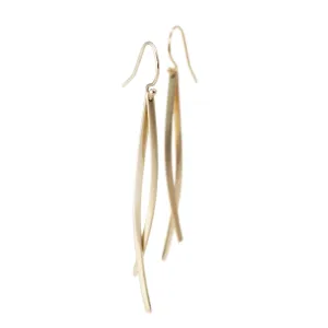 double sliver earrings