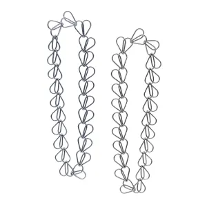 Emily Rogstad - "Splayed Link Arch Earrings"