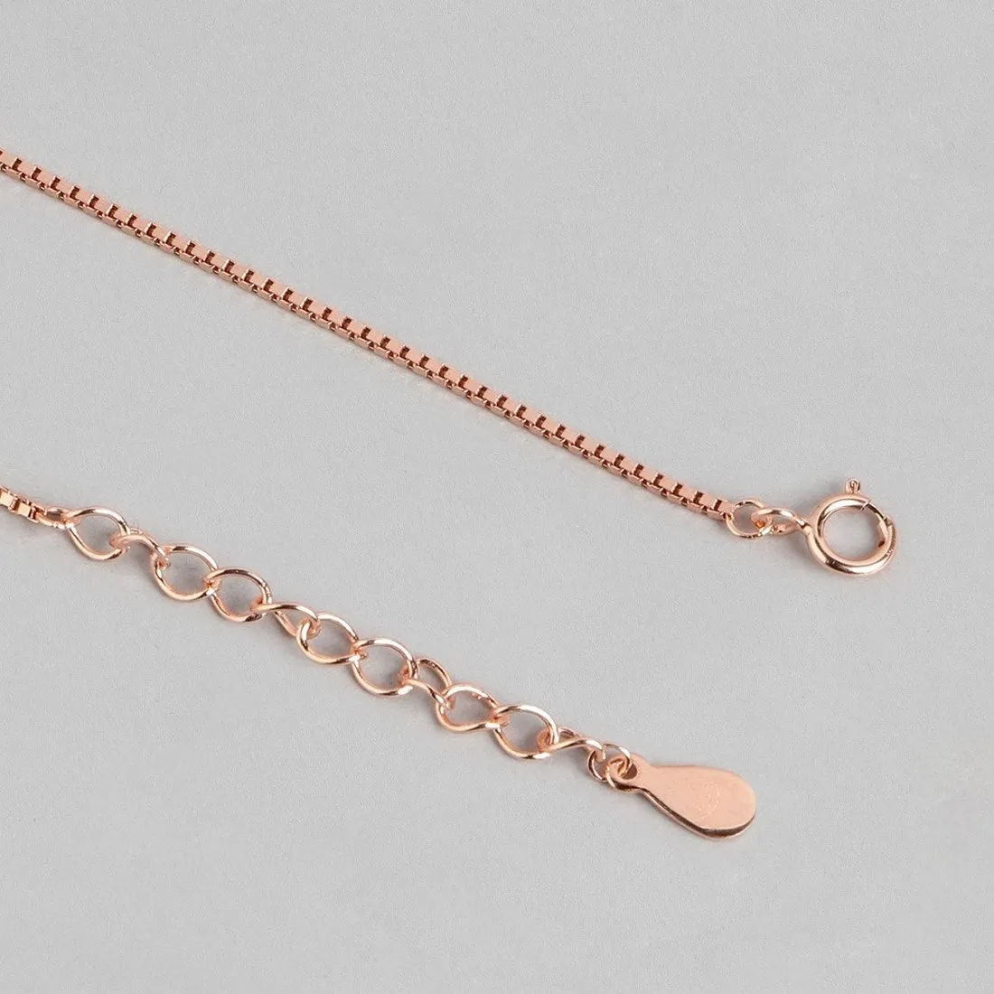 Floral Elegance Rose Gold-Plated 925 Sterling Silver Women's Bracelet