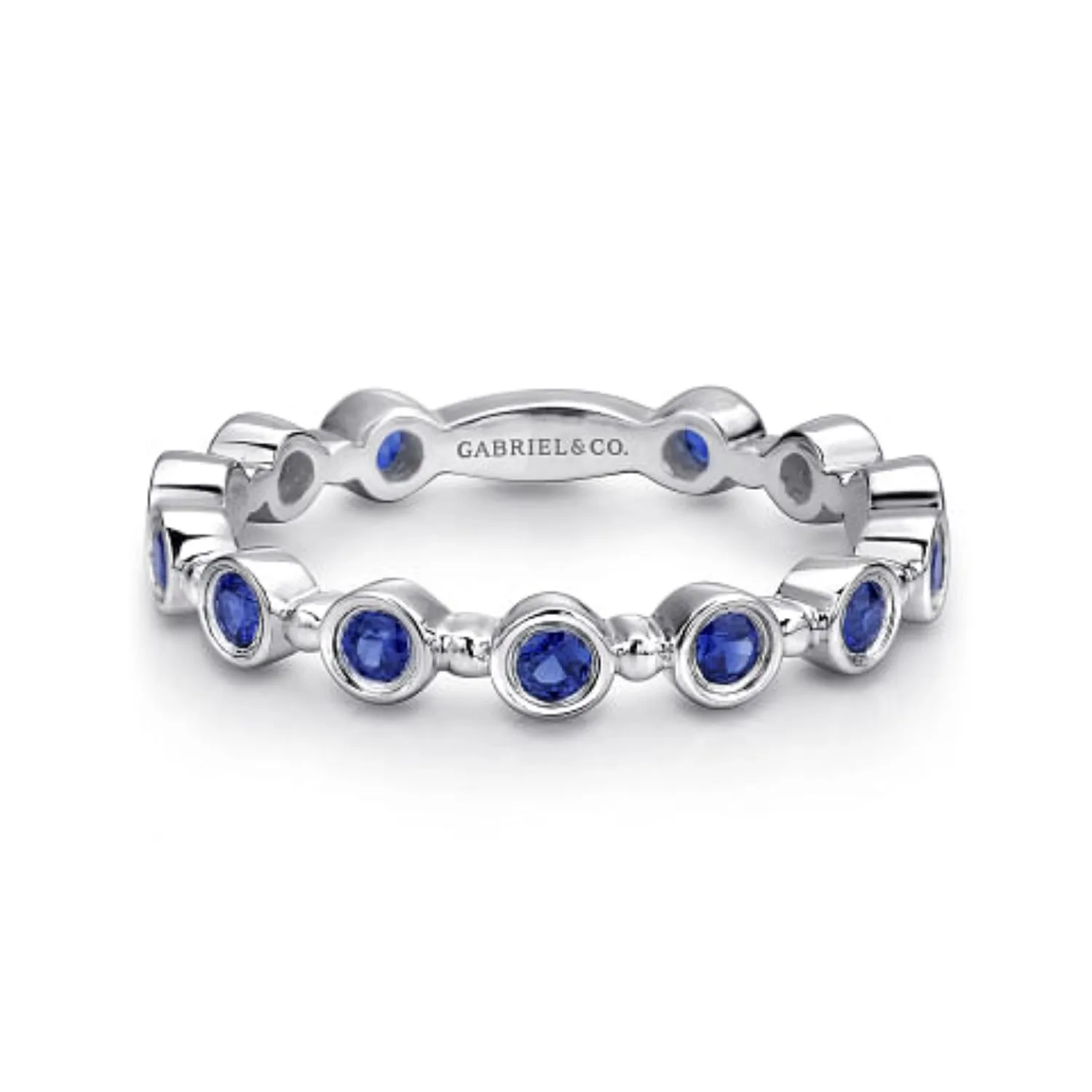 Gabriel & Co. "Blu-ezel" Stackable Ring