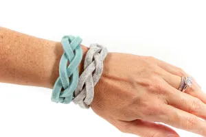 Hand Braided Bracelet - Merino Wool Felt