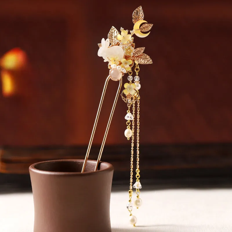 Handmade Osmanthus Dew Hanfu Hairpin