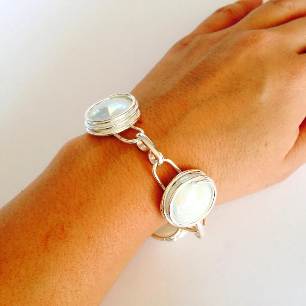 Infinity Bracelet - White