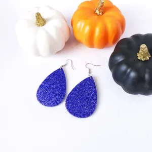 Jade- Purple Glitter Earrings