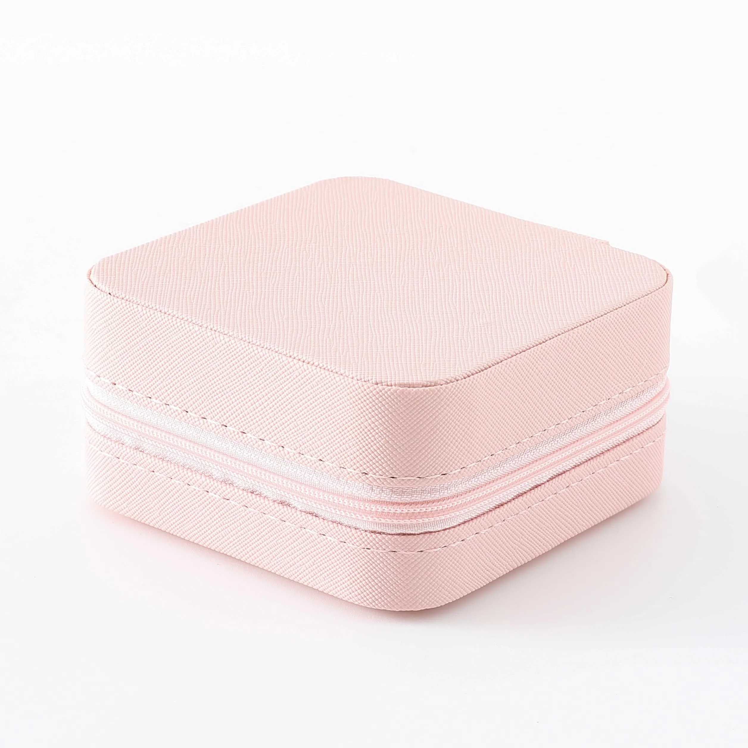 Kuber Industries Pack of 6 Mini Jewelry Box | Travel Jewellery Organizer Storage Box | Portable Case for Rings Earrings | Portable Jewelry Organizer | Proposal Gifts for Women Girl |YXX-024 | Pink