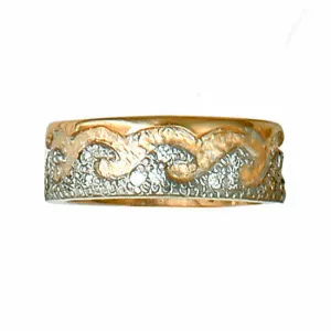 Lady's Diamond Wave Band Ring