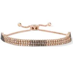 Le Vian Chocolate & Vanilla Diamond Ombré® Bolo Bracelet