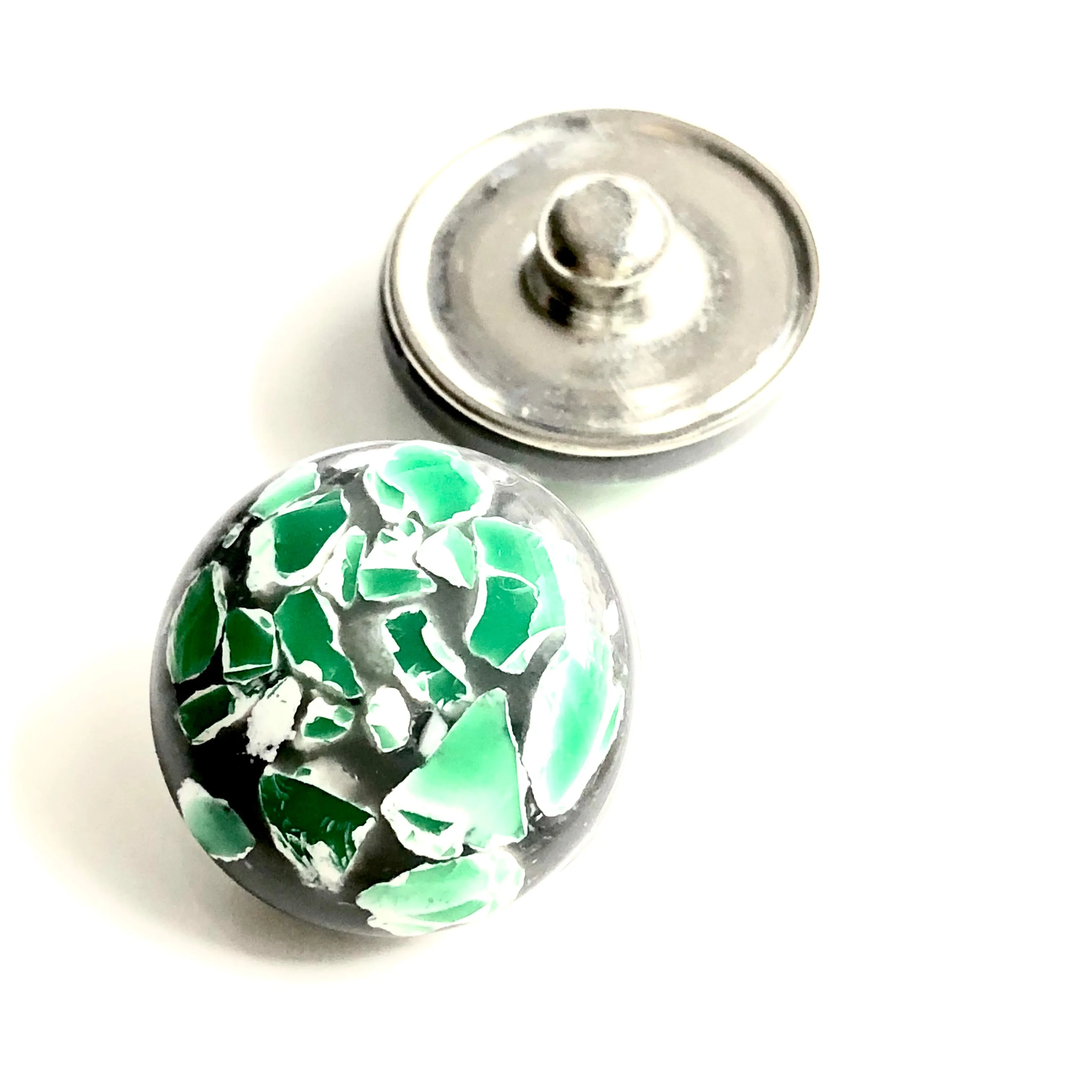 Metal Hairpin click / chunk button 083