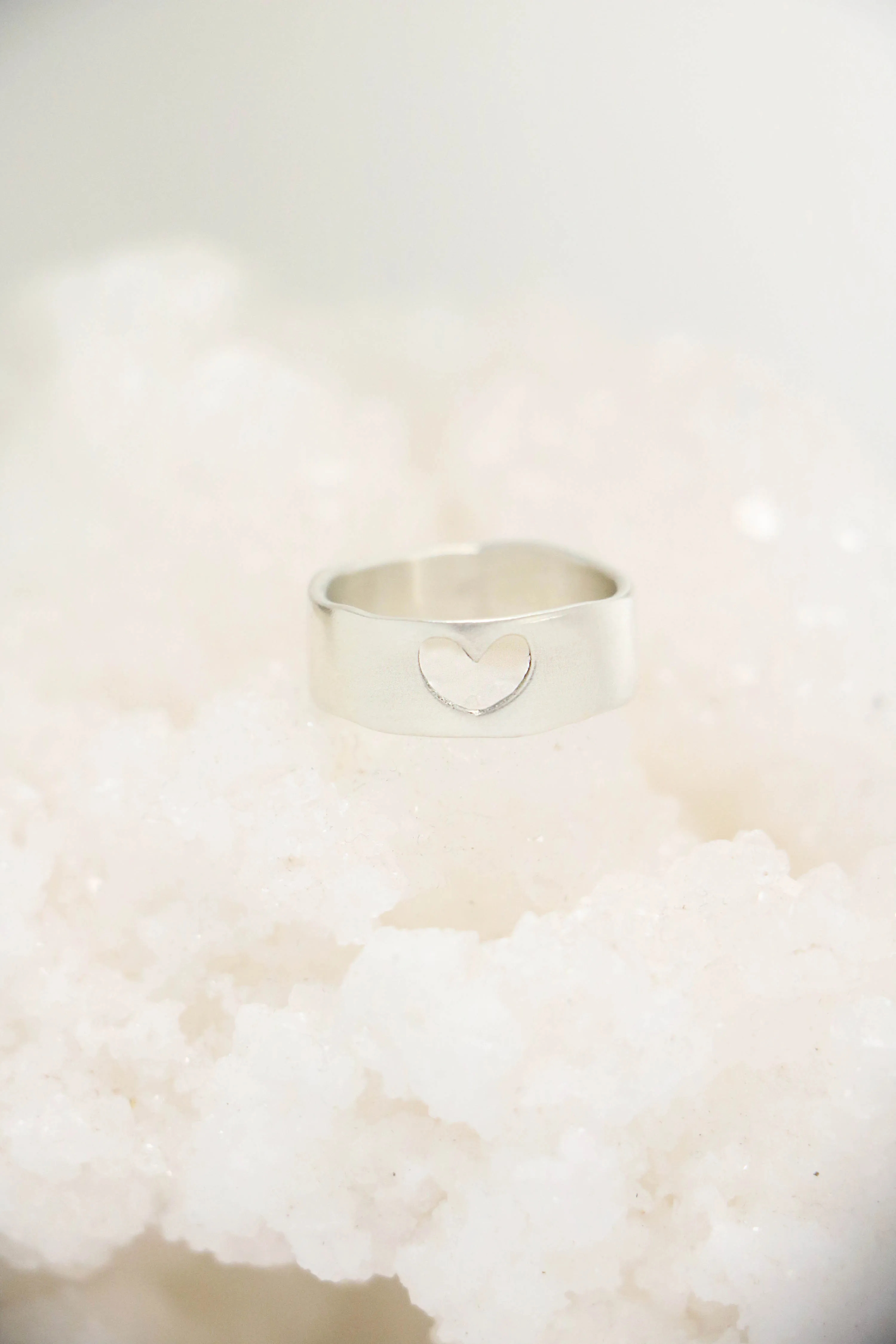 open heart ring { sterling silver}