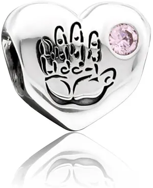 Pandora Baby girl charm #791280PCZ