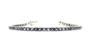 Plain Tanzanite Tennis Bracelet AD No. 0249