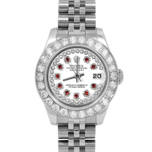 Rolex Datejust 26mm | 179174-WHT-STRR-2CT-JBL