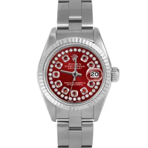 Rolex Datejust 26mm | 69174-RED-STRR-FLT-OYS