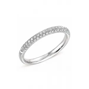 S Kashi & Sons Pave Wedding Band EN7183-BWG