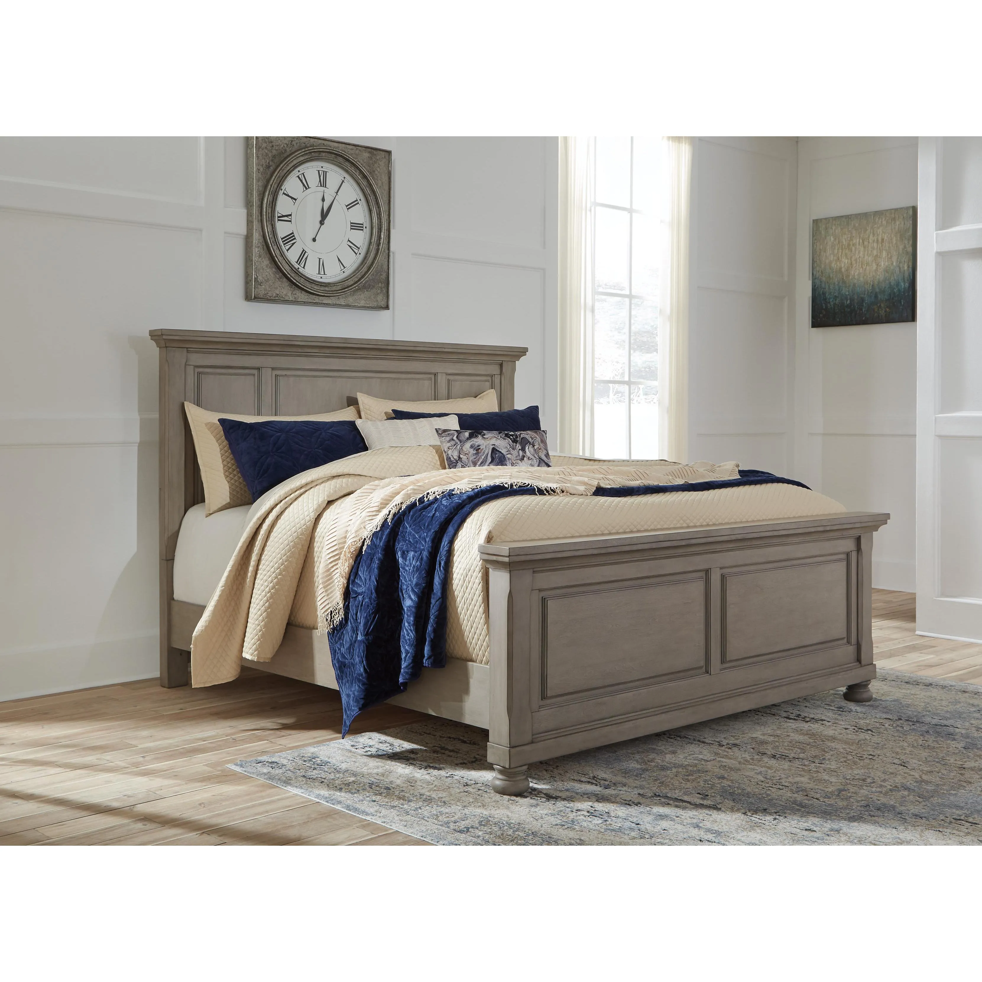 Signature Design by Ashley Lettner B733 6 pc Queen Panel Bedroom Set