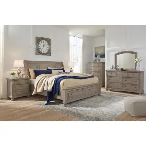 Signature Design by Ashley Lettner B733 8 pc Queen Sleigh Storage Bedroom Set