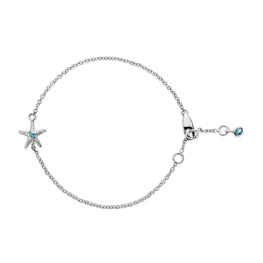 Starfish Treasure Bracelet in Silver