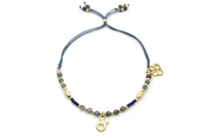 Taurus Zodiac Gemstone Bracelet Gold