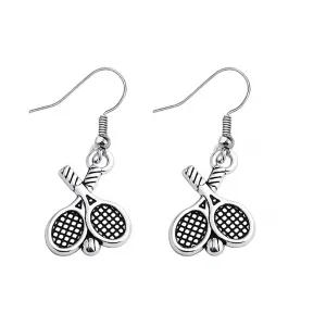 Tennis Racket Earrings