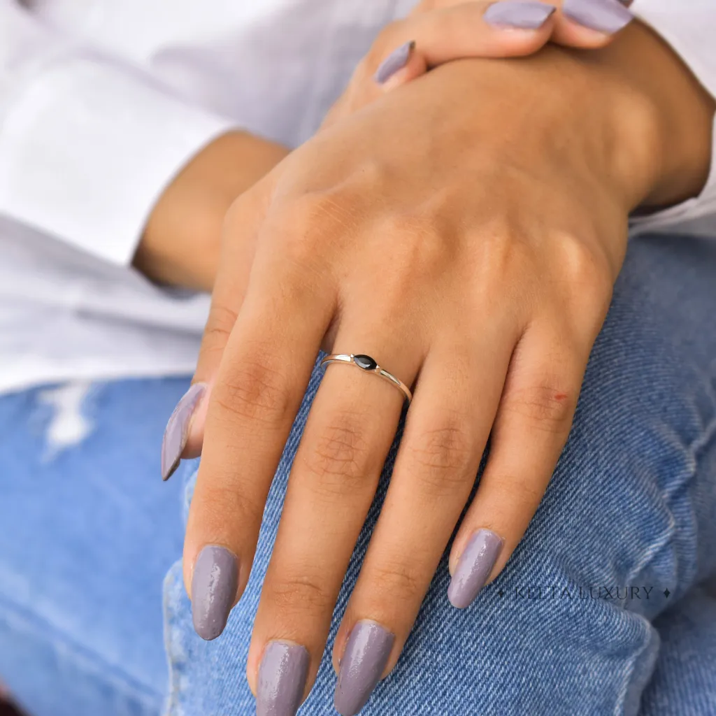 Tiny Treasure - Black Onyx Ring